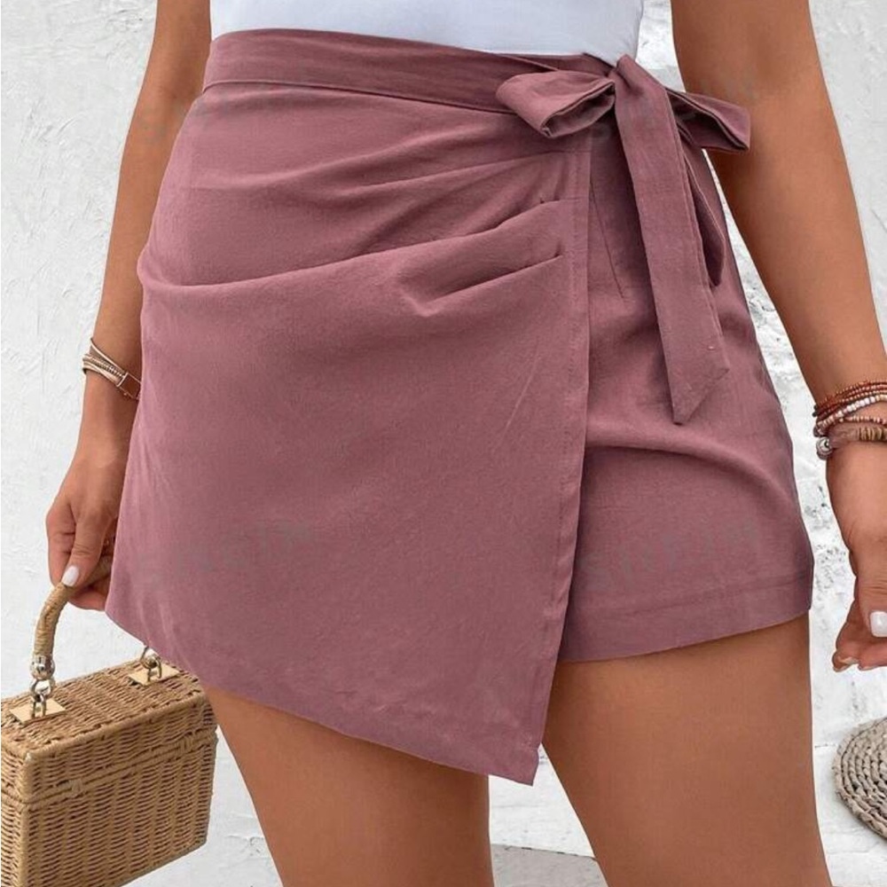 Plus Side Wrap Skort